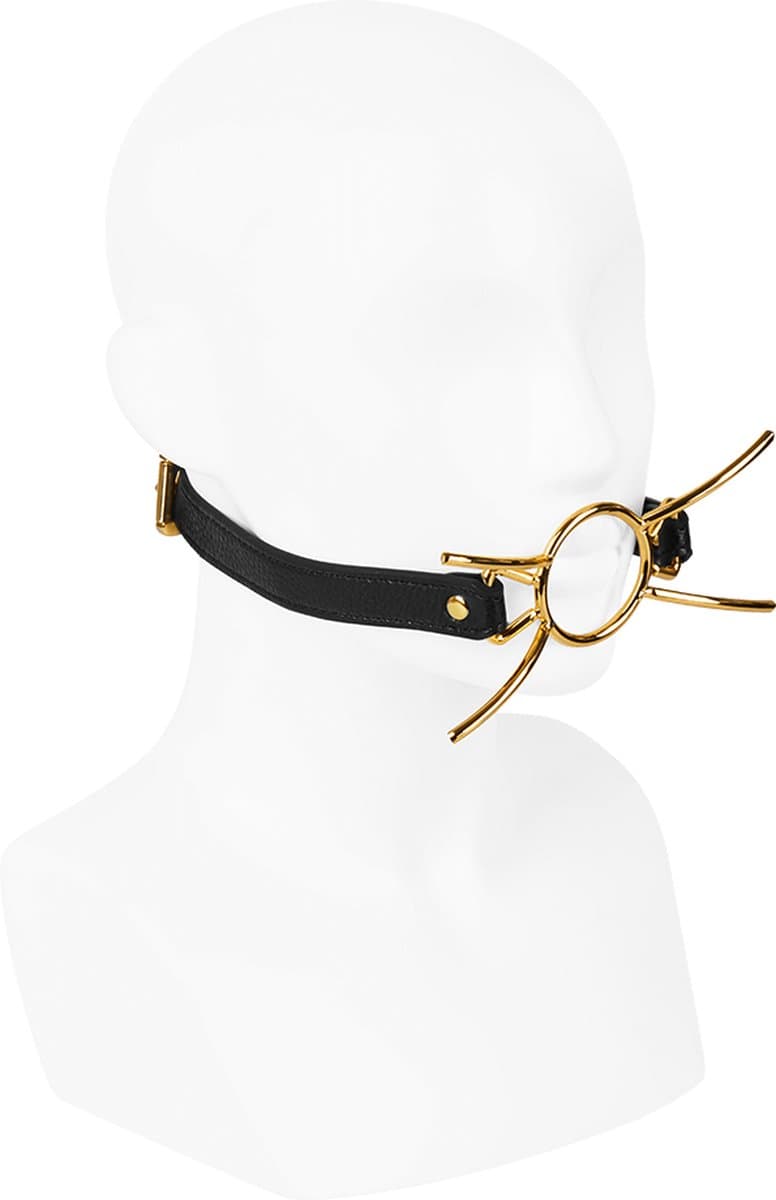 EIS, knevel, 'knevel met mondspreider', grote ring, veilige grip, zwart — afbeelding 1