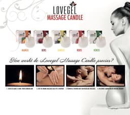 Lovegel Massage Kaars Kers — thumbnail 2