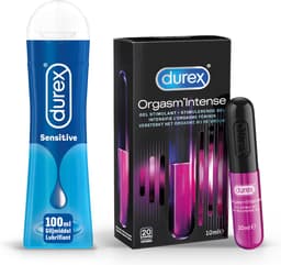 Durex - 110ml Glijmiddel - Play Sensitive 1x100ml - Intense Orgasm 1x10ml - Voordeelverpakking — thumbnail 1