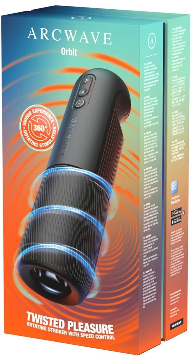 Arcwave Orbit Masturbator - Rotating Stroker Met Soeed Control — afbeelding 1