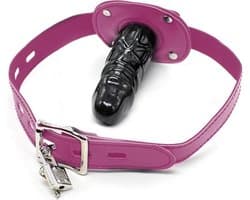 Penis gag lang - roze