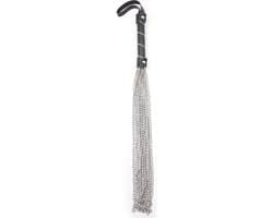 Nooitmeersaai - Metalen zweep met zwart handvat - 53 cm — thumbnail 3