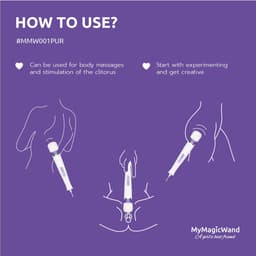 MyMagicWand - Magic Wand Vibrator - Ook Voor Massages - Oplaadbaar - Wandvibrator - Vibrator - Vibrators voor Vrouwen - Sex Toys voor Vrouwen - Vibrators - Paars — thumbnail 2