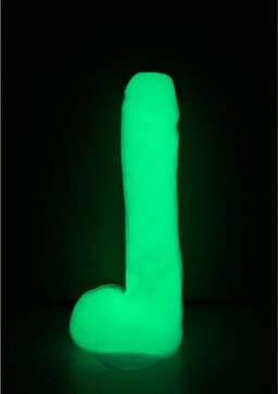 Shots - S-Line Glow in the Dark Penis Zeep met ballen green — thumbnail 1