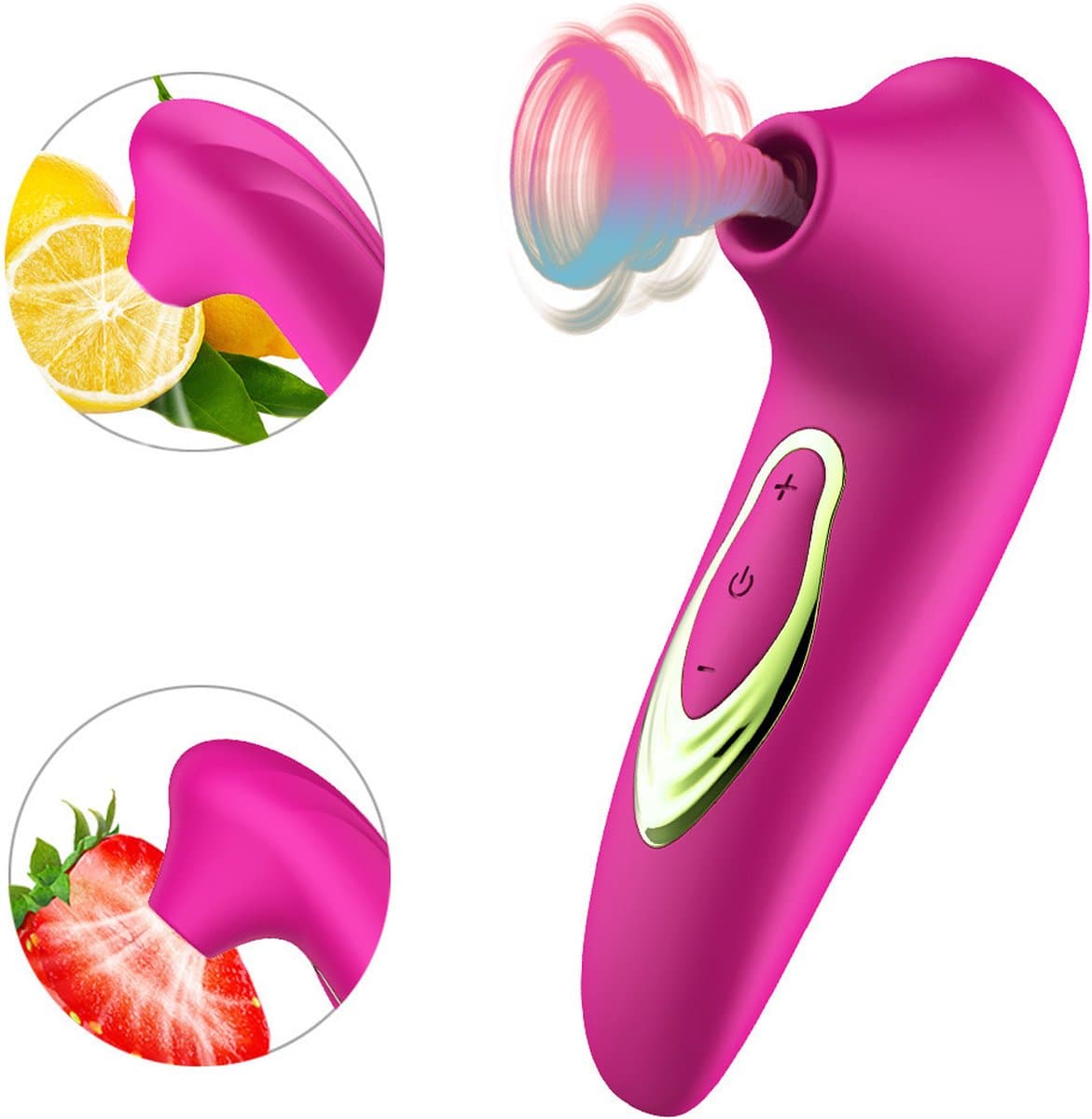 Roze - Mini Luchtdruk Vibrator - Sucking vibrator - Reis vibrator - Clitoris & G-spot Stimulator Luchtdruk Vibrator- seksspeeltje — afbeelding 1