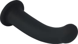 Banoch | Dildo siliconen Curvzz tip zwart | medium | Ø 2.5 cm | 15 cm lengte | zuignap — thumbnail 5