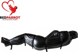 Volledige lichaam bodybag - BDSM Bondage - Dwangbuis - Riemen - Extreme BDSM - Tot 175 CM — thumbnail 2