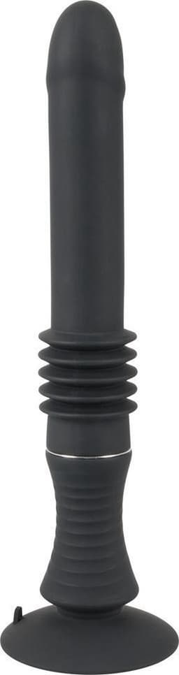 Portable Fucking Machine Stotende en Vibrerende Zuignap Vibrator met Krachtige Motoren 28.5 cm – Zwart — thumbnail 4