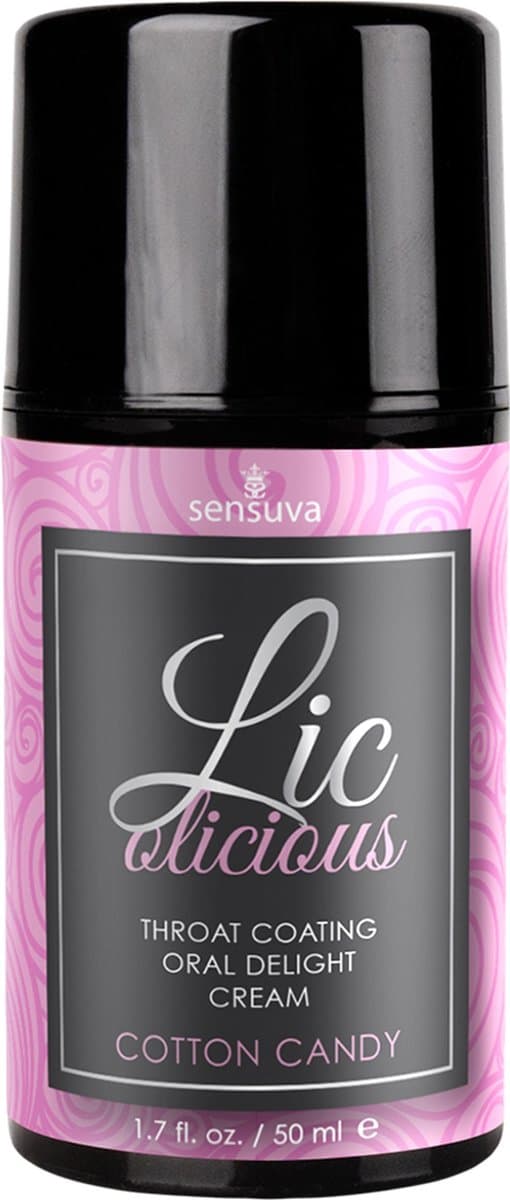 Sensuva - Lic-o-licious Oral Delight Creme Suikerspin 50 ml — afbeelding 1