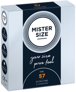 MISTER SIZE 57 Ultra Dunnen L condooms (3 pack) — thumbnail 2