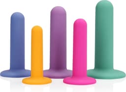 Silicone Vagina Dilator Set - Multicolor — thumbnail 1
