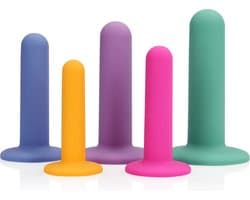 Silicone Vagina Dilator Set - Multicolor