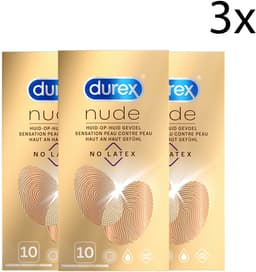 Durex Condooms Nude - Latexvrij - 3x 10 stuks — thumbnail 1