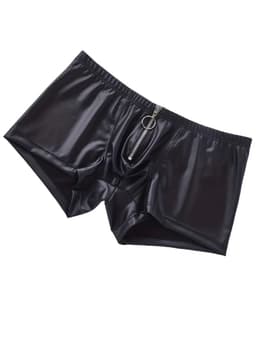 Boxer-Latex-Sexy-Heren-Ring-Gay-Leer-Goedkoop-Opvallend-Erotisch-Spannend-Rits — thumbnail 1
