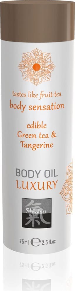 Luxe Eetbare Body Oil - Groene Thee & Mandarijn — thumbnail 1