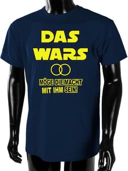 T-shirt Vrijgezellenfeest Man - 'Das Wars' Thema - Cadeau voor Toekomstige Bruidegom — thumbnail 4