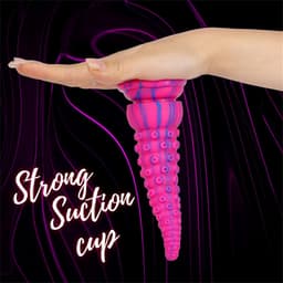 Oneay Fantasy Tentakel Dildo 18 cm – Octopus Monster Seksspeeltje met Zuignap – Realistische LSR Siliconen Anale & Prostaat Stimulator — thumbnail 3