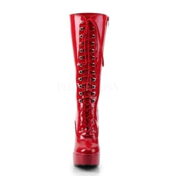 Pleaser - ELECTRA2020 Kniehoge laarzen - US 15 - 46 Shoes - Rood — thumbnail 2