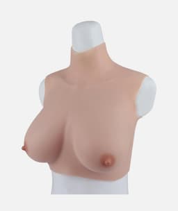 Siliconen borsten- E cup- Nep Borsten- 100% siliconen- 2800 gram -Crosdresser- Travestiet- Cosplay-Breastplate-Travestie- Natuurlijke look- — thumbnail 1