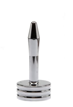 E-Stim - Medium Diamond Penis Plug - Black - Medium — thumbnail 4
