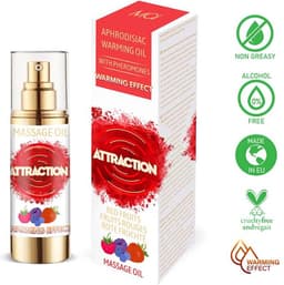 Mai feromonen massageolie verwarmend rood fruit 30 ml - 30ml — thumbnail 1