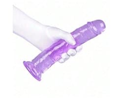 Oneay 3.5cm*17cm Realistische dildo met zuignap, zachte anale dildo, anaalplug, anaalplug met penissimulatie, anaaldilatator voor prostaatmassage, unisex seksspeeltje