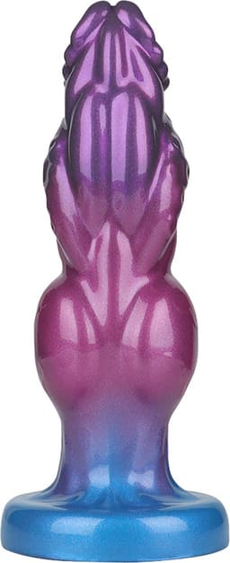 Power Monsters - Rift Titan - Opblaasbare Monster Dildo - 24 cm - Paars/Blauw — thumbnail 2