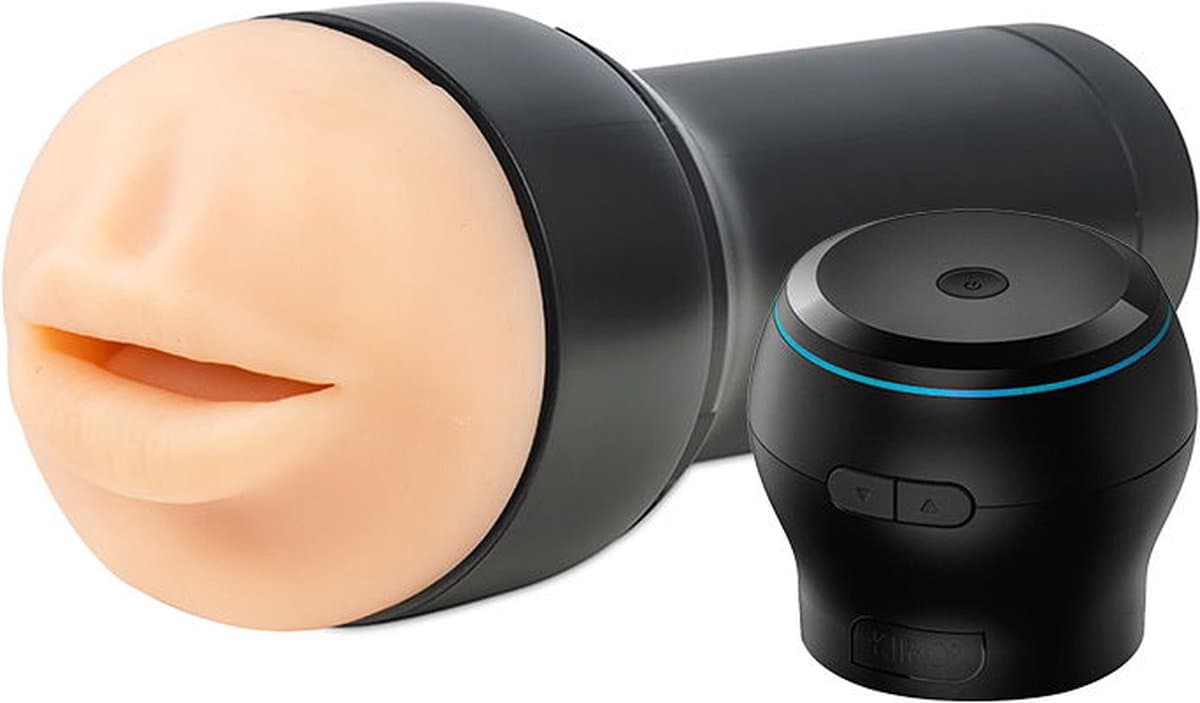 Kiiroo - Powerblow en Feel Mouth Stroker Set - Zwart — afbeelding 1
