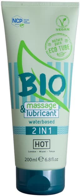 Hot Bio 2 In 1 Waterbasis Glijmiddel En Massagegel — thumbnail 2