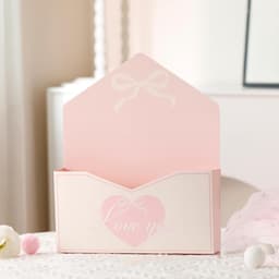 Geschenkdozen Hartpatroon - Envelop Set - Romantische Decoratie - 10 Stuks Set - 27 x 22 x 4 cm — thumbnail 1