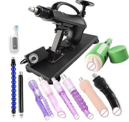 Norvia - Sex machine met 8 opzetstukken - Neuk machine Voor man en vrouw - Fuck machine - Afstandsbediening - Discreet verzonden — thumbnail 1