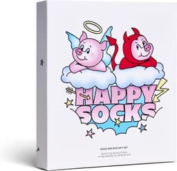 Vrolijke Sokken Set Cadeaubox Mannen en Vrouwen Maat 36-40 Twee Paar — thumbnail 2