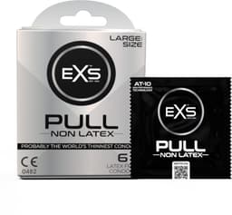 EXS Pull On Large - 6 latexvrije condooms met pull-on strip — thumbnail 5