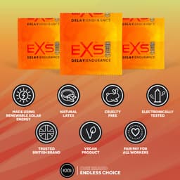 Exs Delay Condooms- Condooms met een orgamse vertragende gel – 144 stuks — thumbnail 2