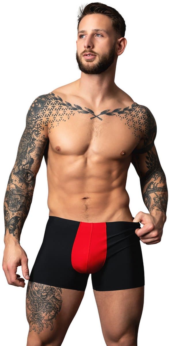 Male Power Sexy Pouch Short - XL -/ - Zwart — afbeelding 1