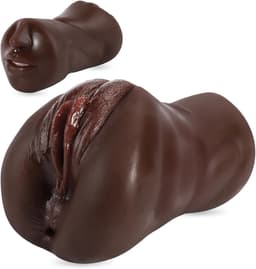 Jespro Ebony Pocket Pussy - Zwart - Kunstvagina - Sex Toys voor Mannen - Masturbator - Blowjob Simulator - Nep Vagina - Voor Heren - Stroker - Seksspeeltjes - Erotiek - Zelf aftrekken — thumbnail 1