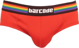 Barcode Berlin Backless Brief Pride Red - MAAT XL - Erotisch Heren Ondergoed - Slip voor Man - Sexy mannen Slip — thumbnail 1