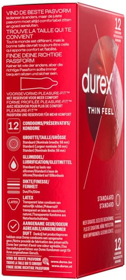 Durex - Condooms - Thin Feel - 2x 12 stuks - Voordeelverpakking — thumbnail 1