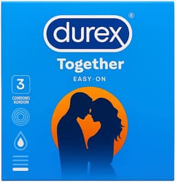 Durex Condooms Together – 3 Stuks – Easy-On – Natuurlijk gevoel & optimale bescherming — thumbnail 1