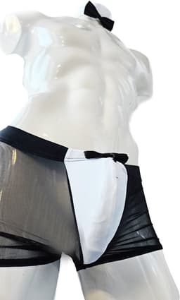 BamBella® - S/M Stripper set Man - Gigolo broek kostuum sexy lingerie man heren Strip valentijn kleding — thumbnail 2