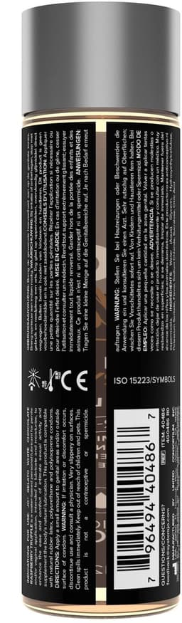 System JO - Gelato Glijmiddel op Waterbasis - White Chocolate Truffle - 120 — thumbnail 3