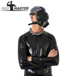 GASMASTER Alien Gasmasker – Gepolariseerde Lenzen + Metalen Oogkappen — thumbnail 2
