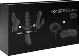 Shots - Switch Pleasure Kit #6 - Vibrator met Verschillende Opzet Stukken black — thumbnail 3