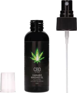 CBD Cannabis Massage Oil - 50 ml — thumbnail 4