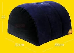 Inflatable Position Master sex kussen - blauw - voor wand vibrator - Prolink Novelties® — thumbnail 1