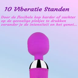 Magic Wand Vibrator - G Spot Vibrator & Clitoris Stimulator voor vrouwen - Oplaadbaar & Hypoallergeen - Sex Toys ook voor Koppels - Paars — thumbnail 4