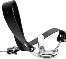 Black Label - Ring Gag met tongspatel - RVS — thumbnail 2
