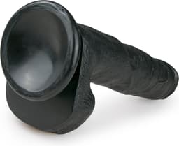 EasyToys - Realistische Dildo met Balzak - Dildo met Zuignap - 26,5 cm - Dildo's - Sex Toys voor Vrouwen en Mannen - Dildo Mannen Anaal - Zwart — thumbnail 4