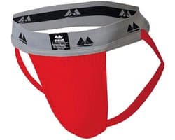 MM Sports Original Edition Swimmer/Jogger Jockstrap 2 inch Red - MAAT XXL - Heren Ondergoed - Jockstrap voor Man - Mannen Jock