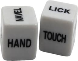 CHPN - Lichtgevende erotische dobbelstenen - Glow in the dark sex dobbelstenen - Voorspel - 2 dobbelstenen - Etotiek - Sextoy — thumbnail 2